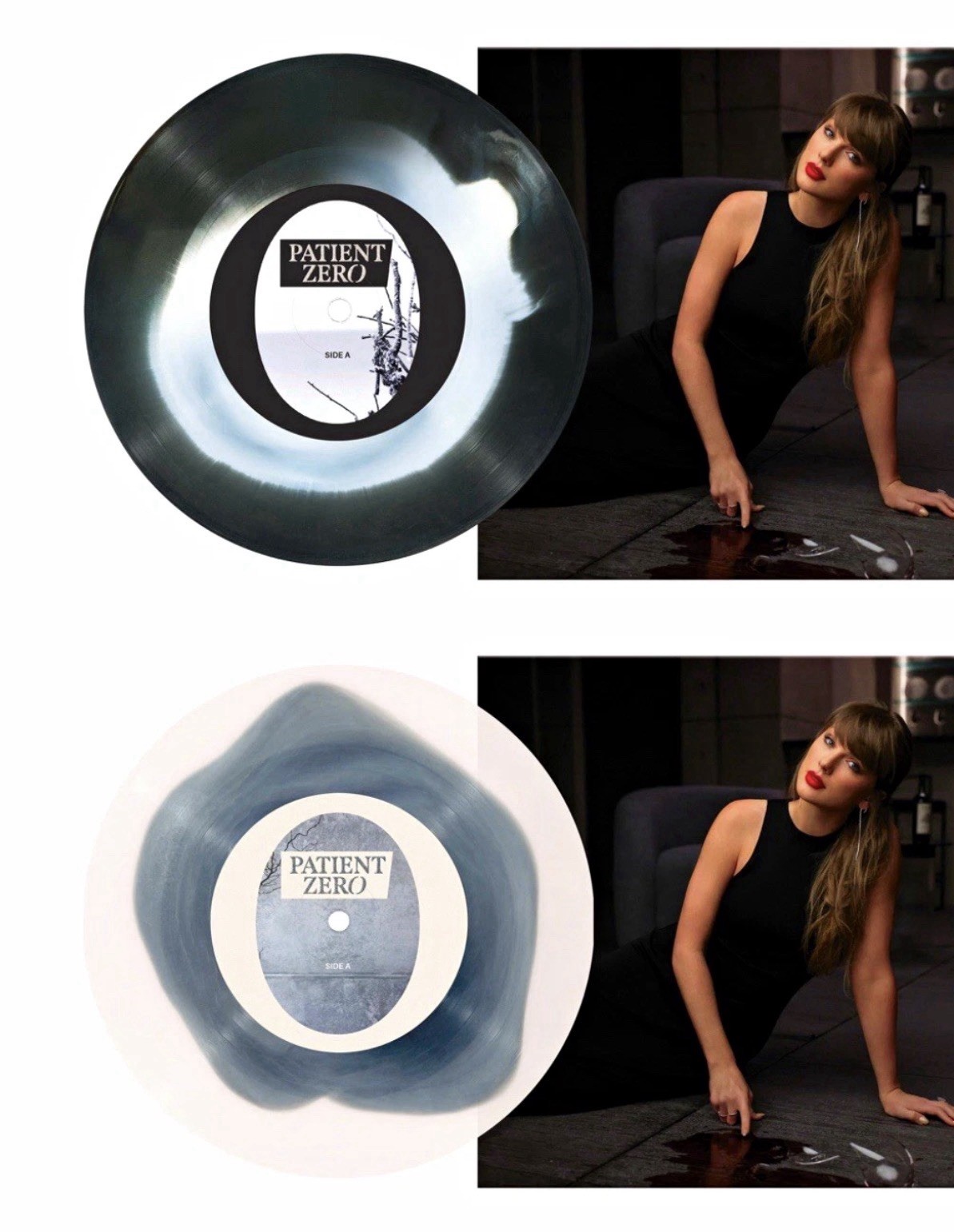 Taylor Swift Patient Zero 7” Vinyl His Halo Light & Reflected Light PRESALE