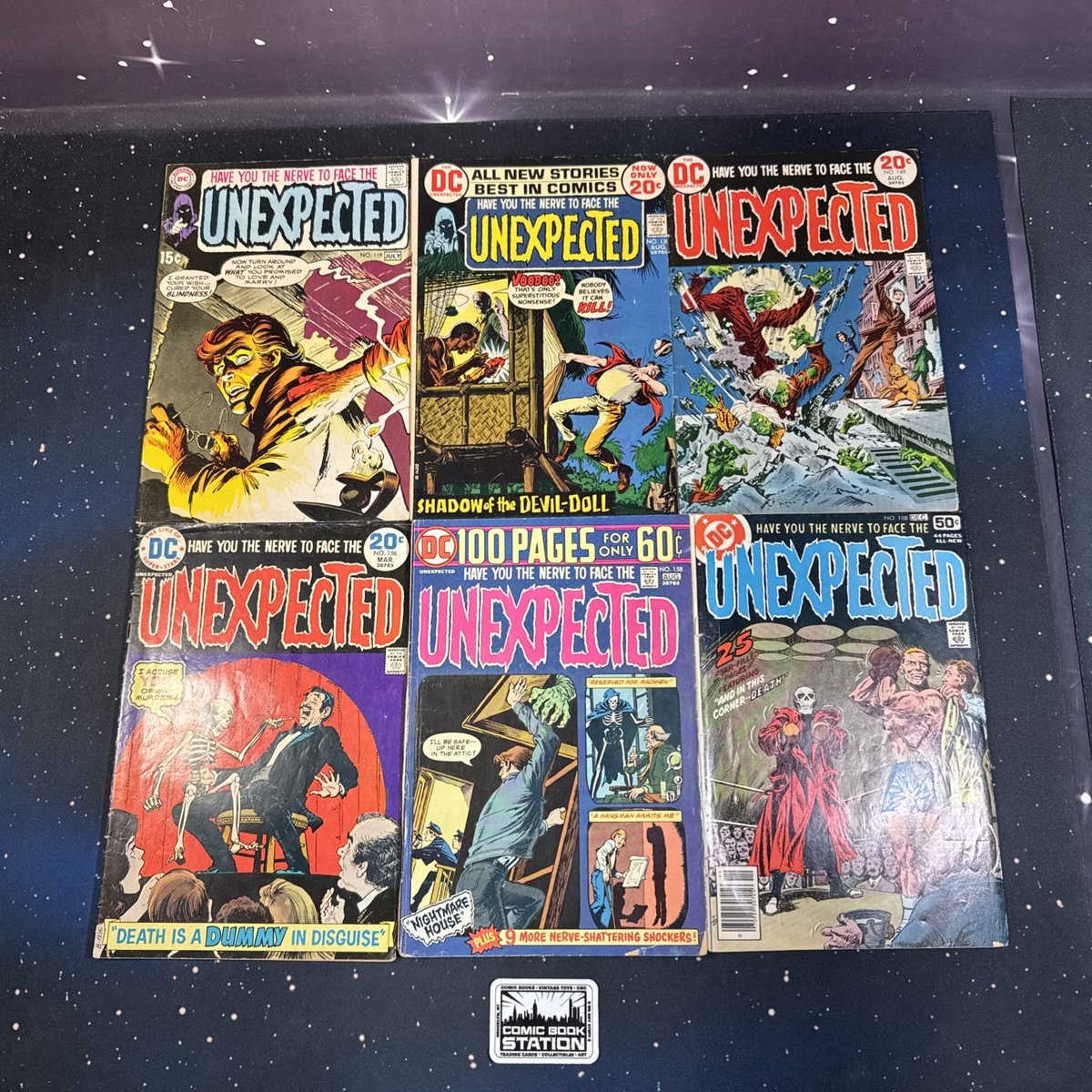 Unexpected #119 138 149 156 158 188 Classic Set DC Comics CS