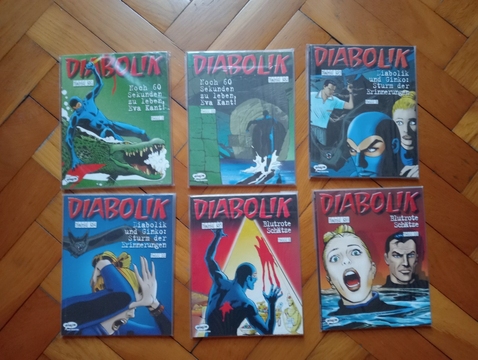 DIABOLIK EDIZIONE TEDESCA Nr. 1/6 - Ehapa COMIC COLLECTION OTTIME CONDIZIONI