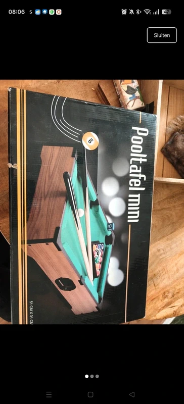 Mini pooltafel