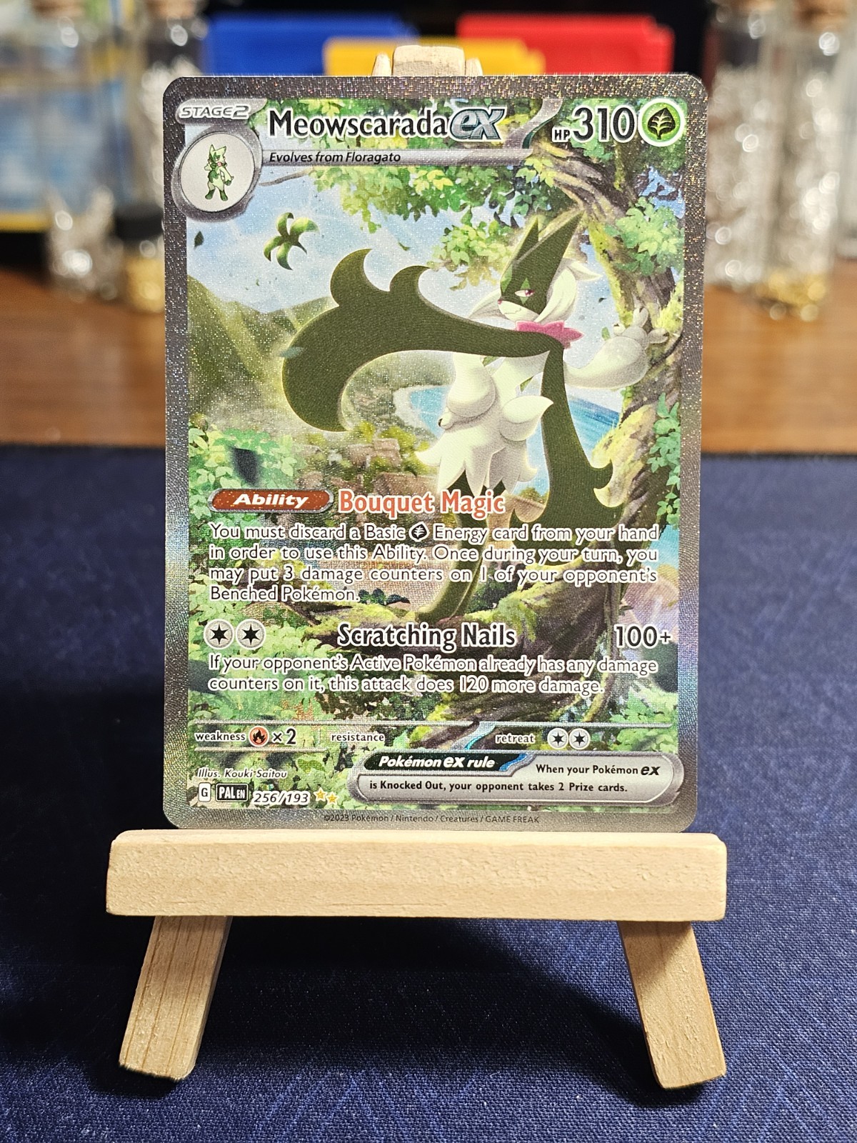 Meowscarada ex 256/193 Special Illustration Rare Paldea Evolved