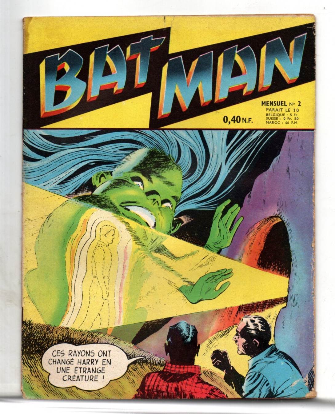 BATMAN n°2. Editions ARTIMA 1960. Récit complet en TBE