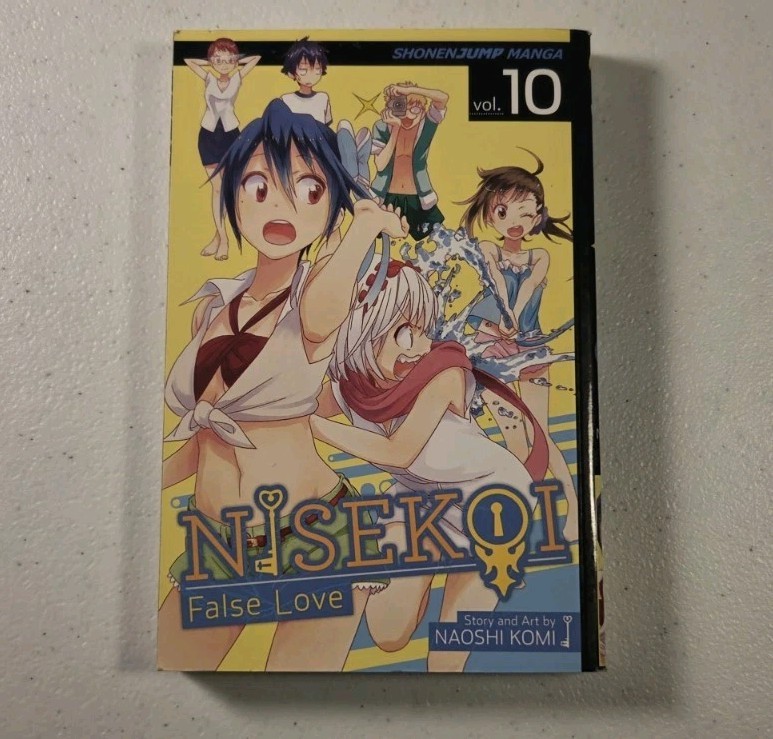 Nisekoi False Love Volume 10 Manga Naoshi Komi Shonen Jump Prima Stampa [Inglese]