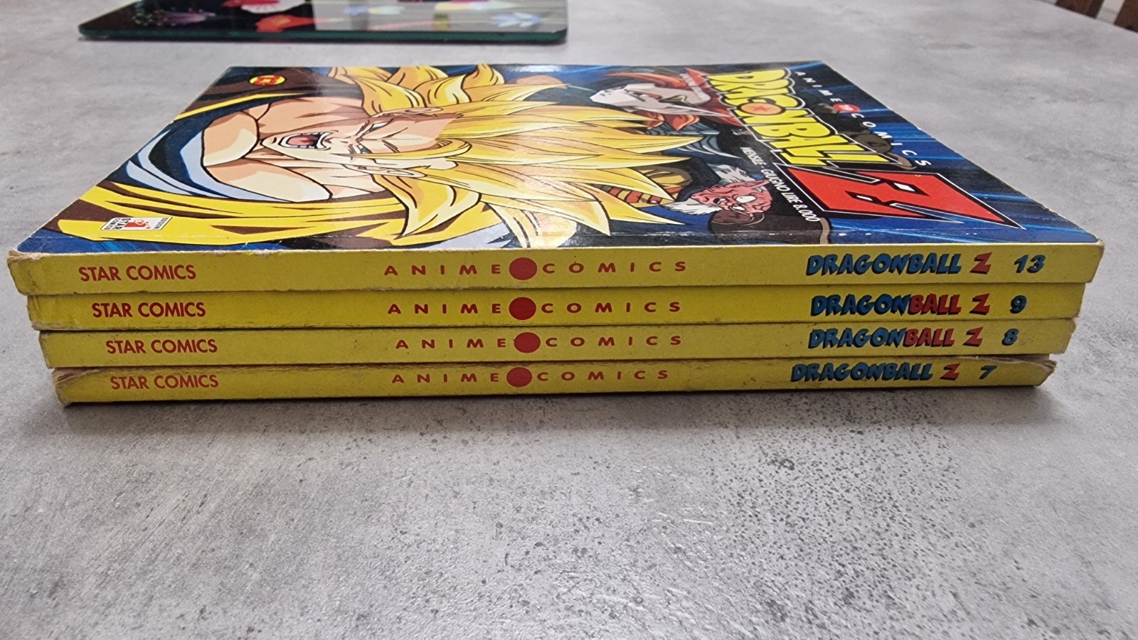 DRAGON BALL Z Anime Comics 2000 LOTTO n. 7 8 9 13