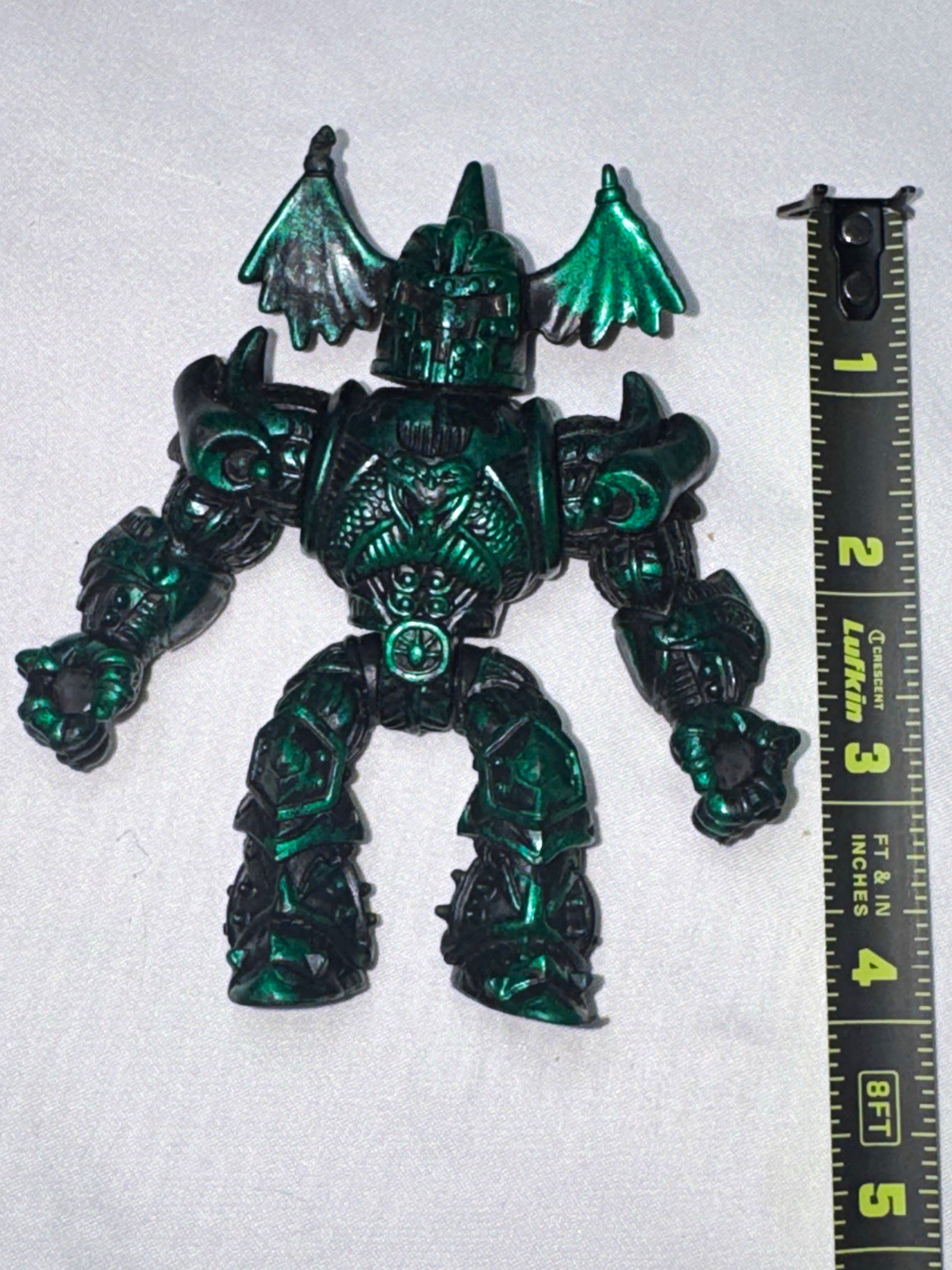 Modellino Mountain China Dragon in plastica verde nera 4 pollici