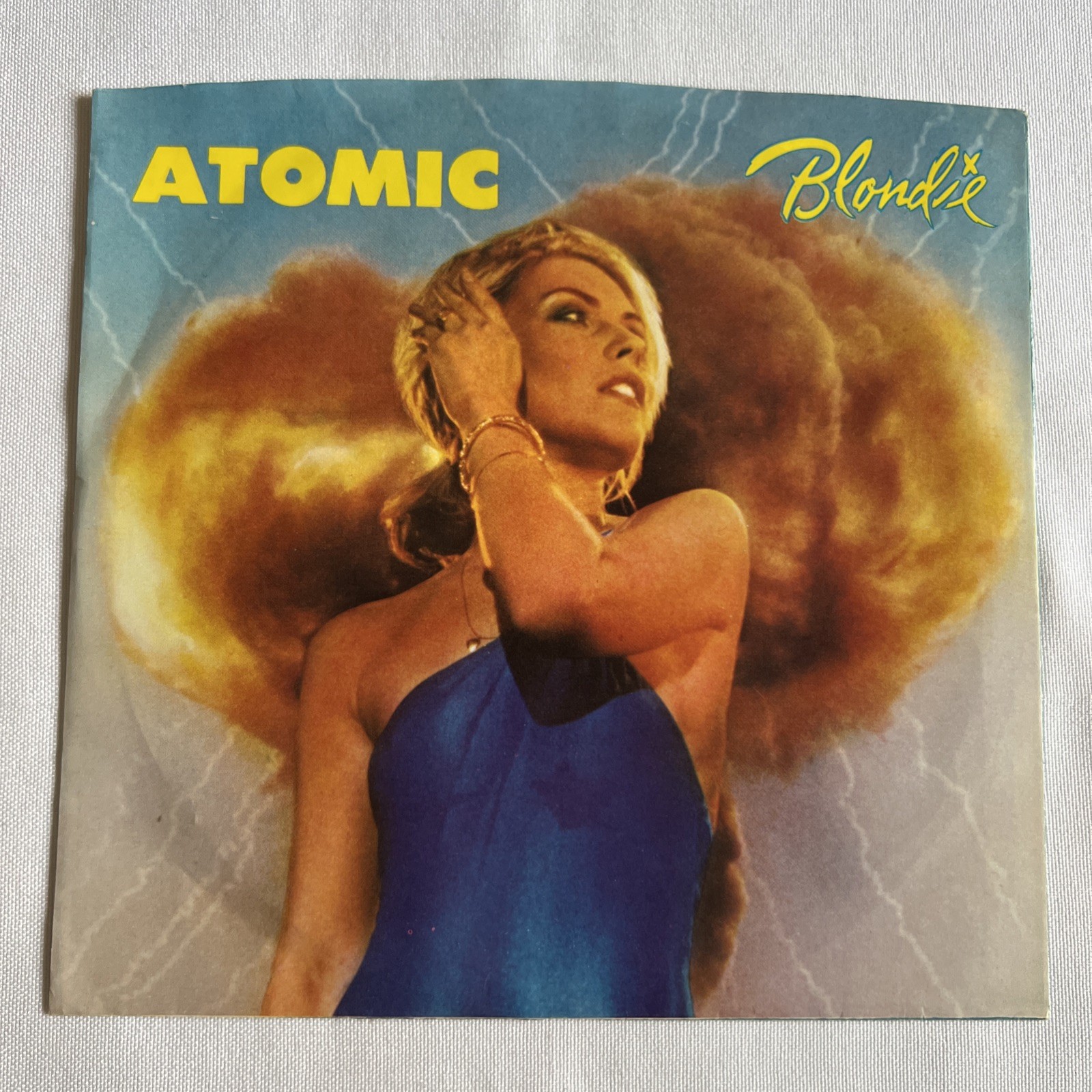 Blondie Atomic / Die Young Stay Pretty 45 PS 7” Punk Rock/ New Wave Classic OOP