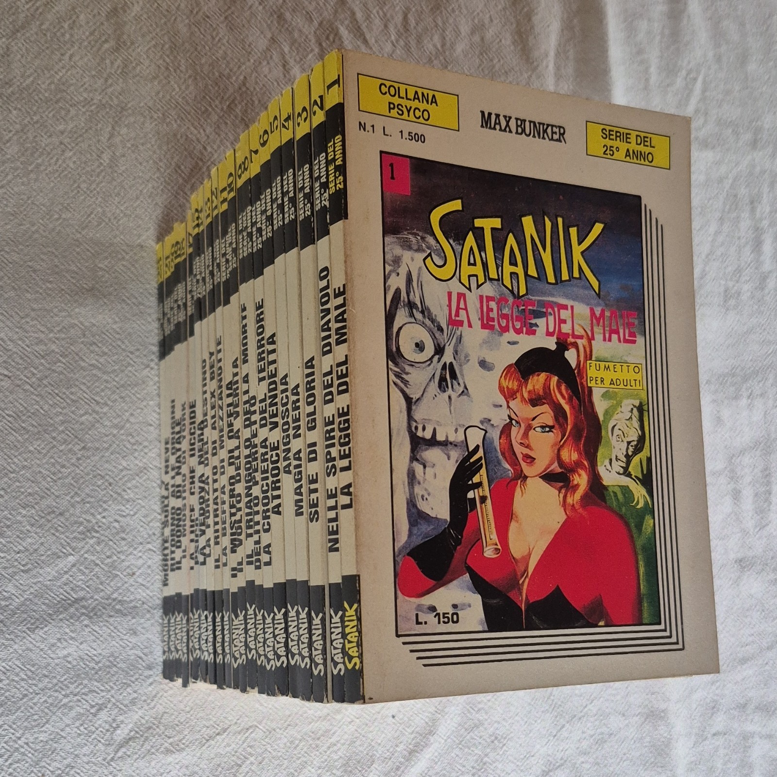 Satanik Serie Del Venticinquesimo. Mancano 22 25 25 26 27.
