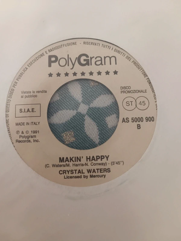 Scorpions / Crystal waters - 45t promo Italie