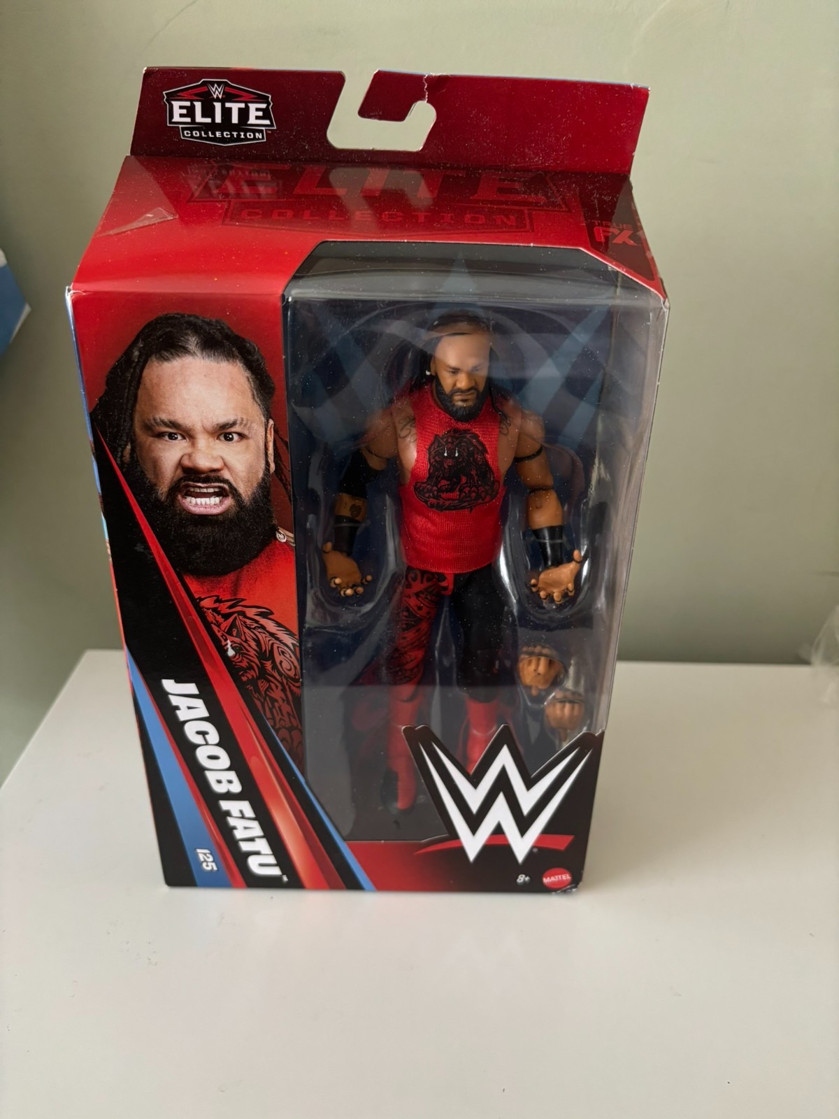 WWE JACOB FATU MATTEL ELITE SERIES 125 WRESTLING FIGURE WWF NXT 2026