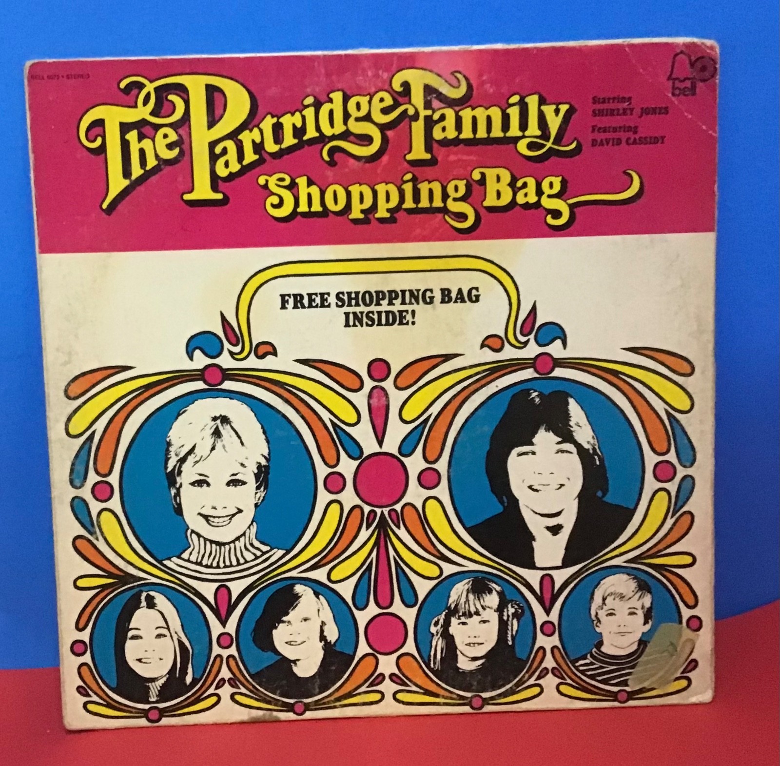 THE PARTRIDGE FAMILY Shopping Bag Bell Pop Rock Vinyl LP Record Album 1972