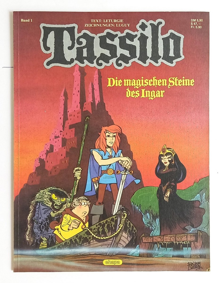 Tassilo Volume 1 - Le Pietre Magiche dell'Ingar - Fumetto - Ehapa - Vintage