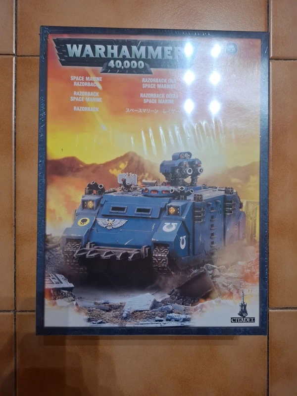 warhammer 40k space marine razorback - 2 scatole nuove sigillate