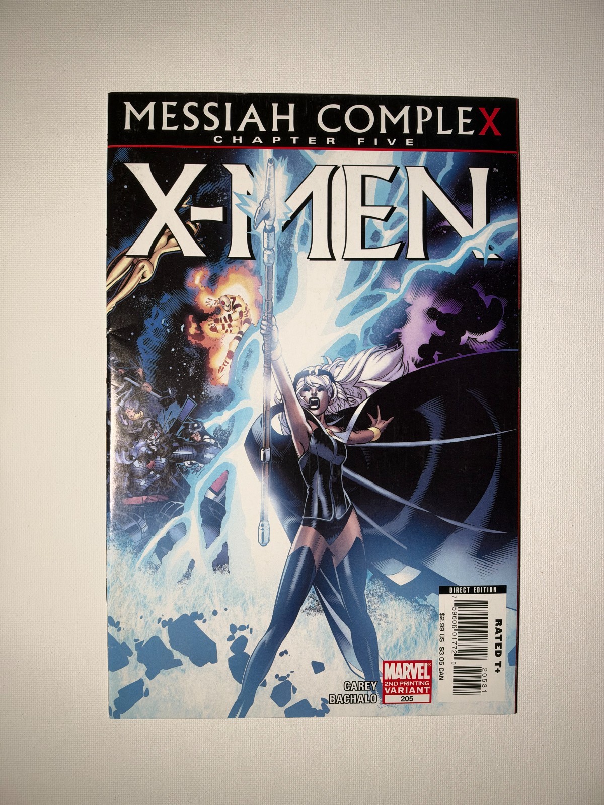 X-Men #205 Messiah Complex Chapter 5 2nd Printing Marvel Raw