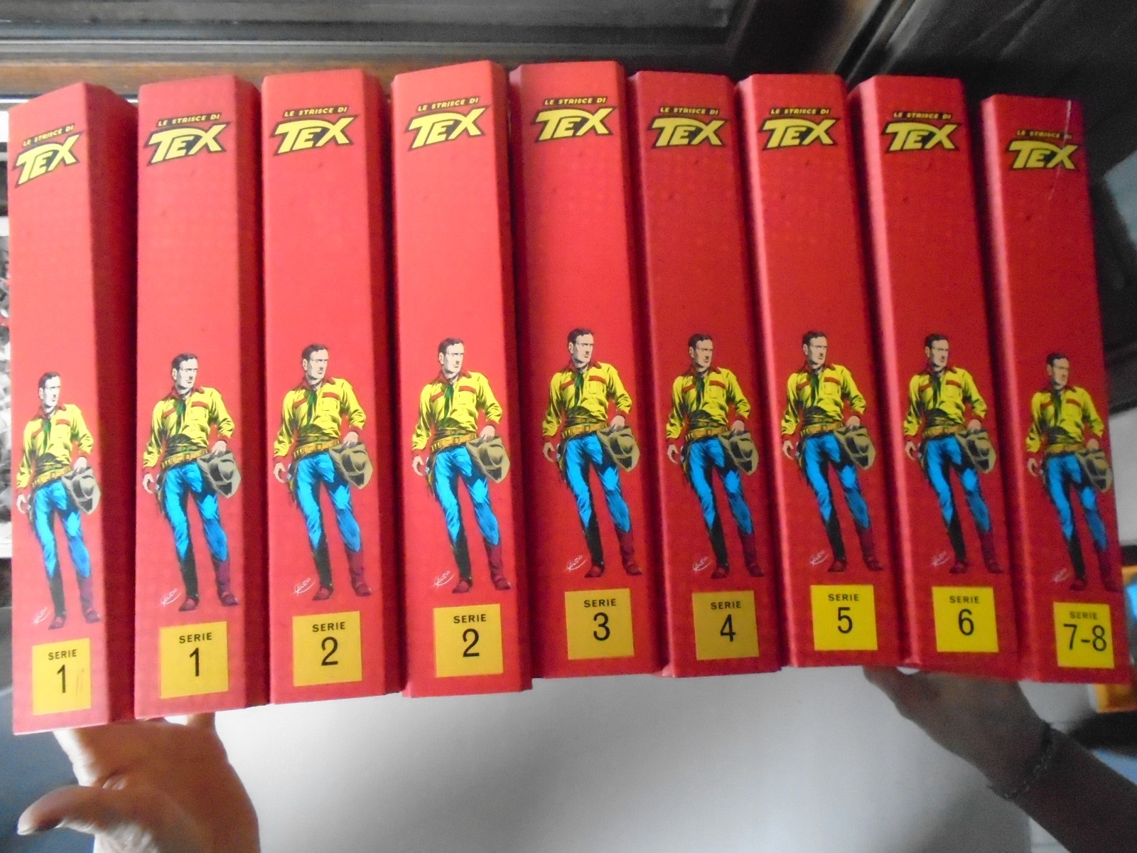TEX LE STRISCE DI TEX COLLEZIONE COMPLETA FINO ALLA 22^ SERIE A META' PREZZO
