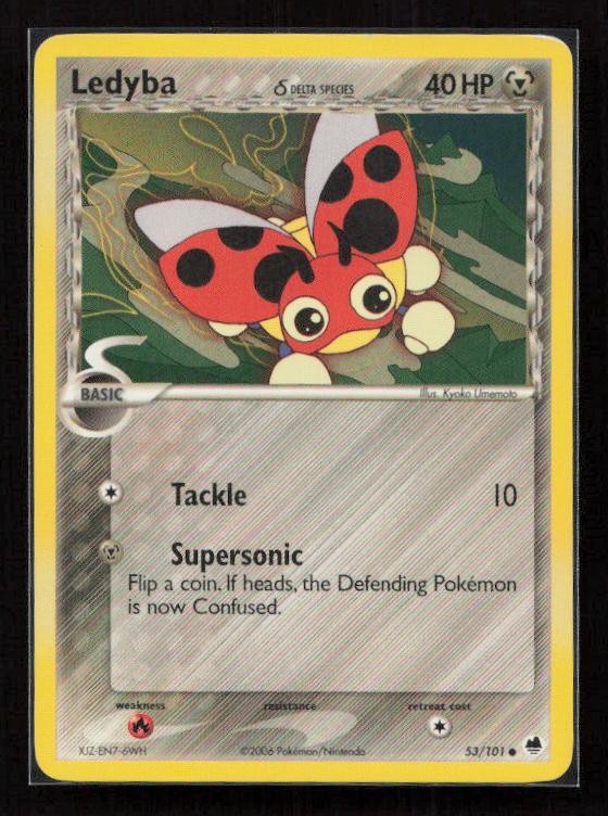 Pokemon Ledyba 53/101 Frontiere del Drago Comune quasi nuovo