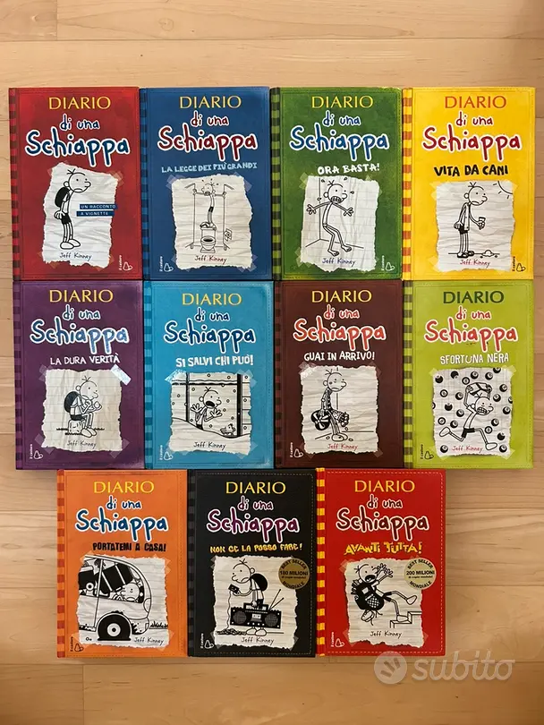 Collezione primi 11 libri “Diario di una schiappa”