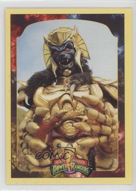1994 Collect-A-Card Mighty Morphin Power Rangers Serie 2 Giant Goldar #115 0b6