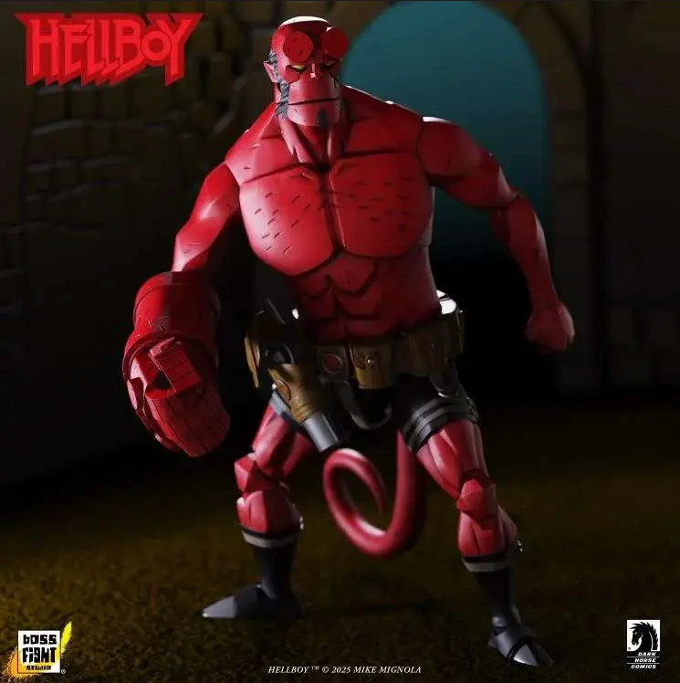 Hellboy Boss Fight Studio Box Full Of Evil Epic Hacks 1/12 Action Figure NEU OVP