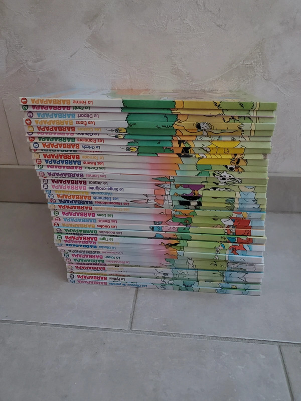 Lot livres Barbapapa 1 au 39