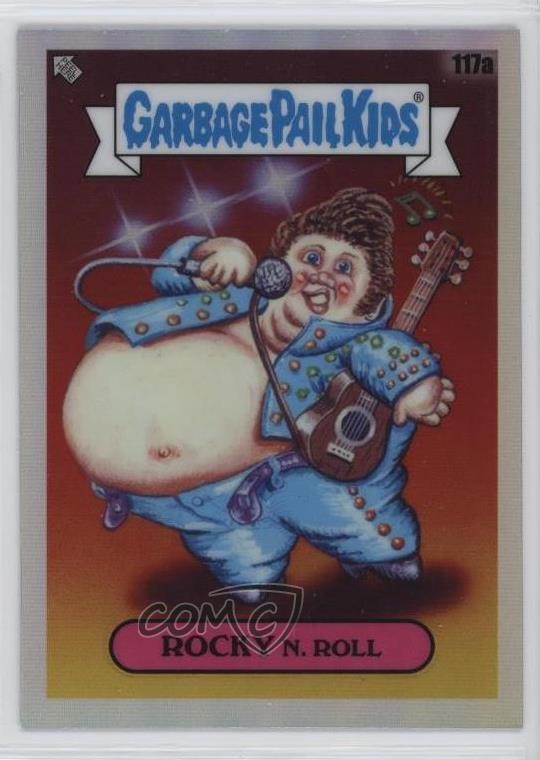 Topps Chrome Spazzatura Pattumiera Bambini Serie 3 Originale 2020 Rifrattore ROCKY N ROLL 3hd