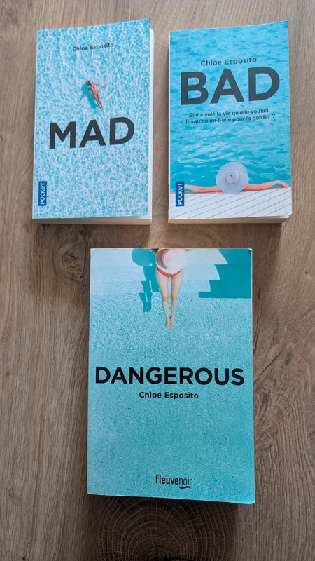 Lot de 3 livres Mad Bad Dangerous Chloé Esposito