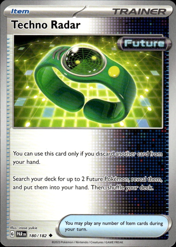Techno Radar 180/182 Paradox Rift UC NM inose yukie Pokemon