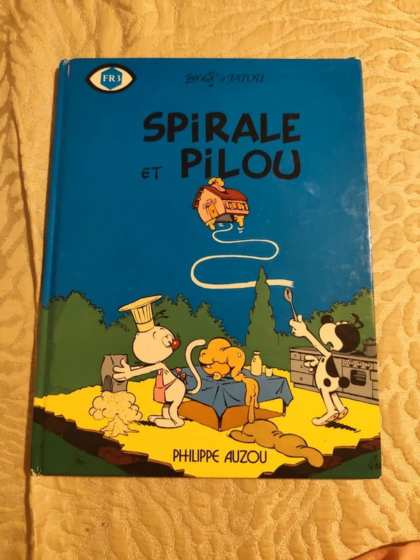 Bande dessiner spirale et pilou