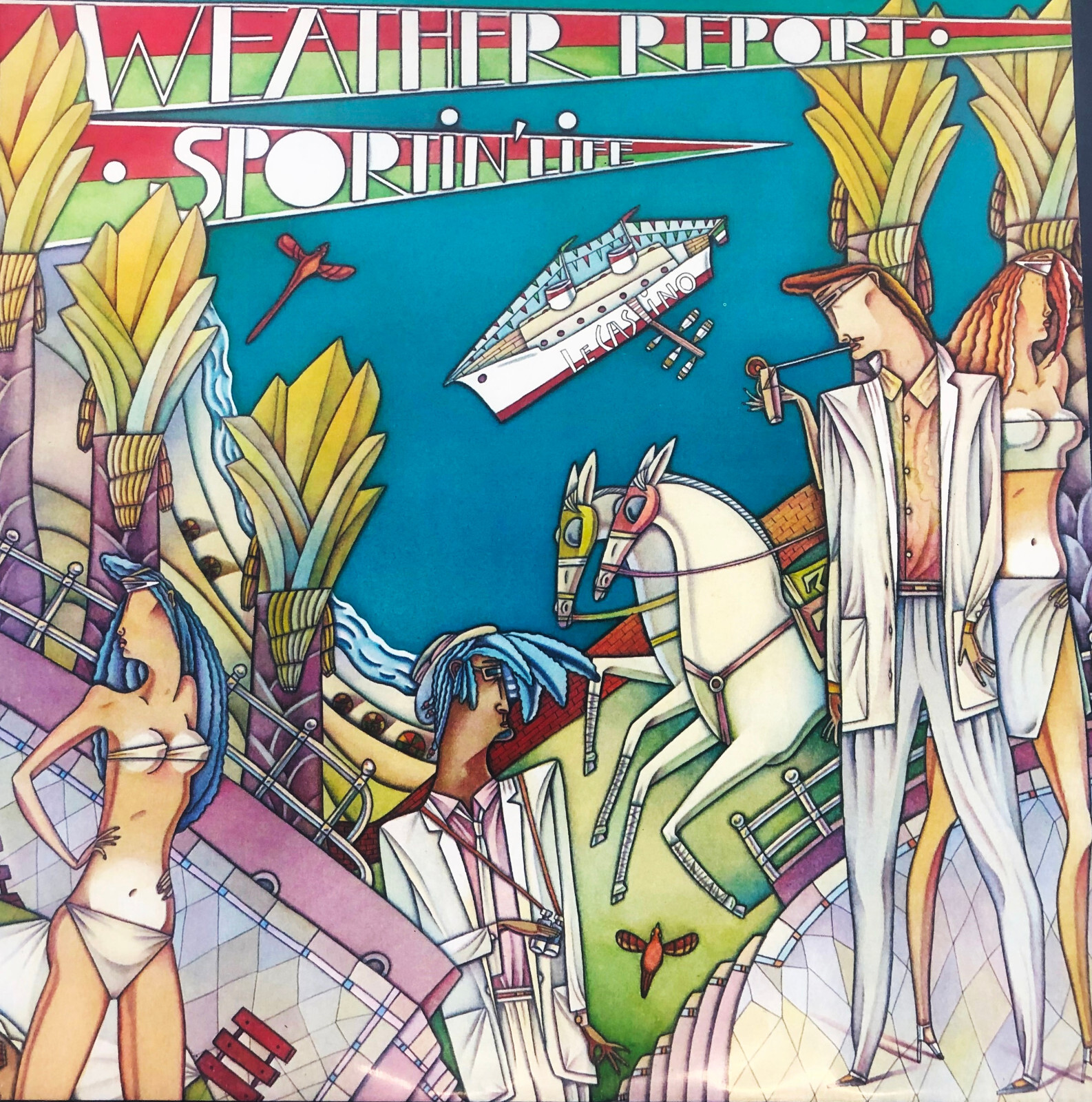 12''LP - WEATHER REPORT - Sportin' Life - OIS - 1985 CBS 26367 !NM