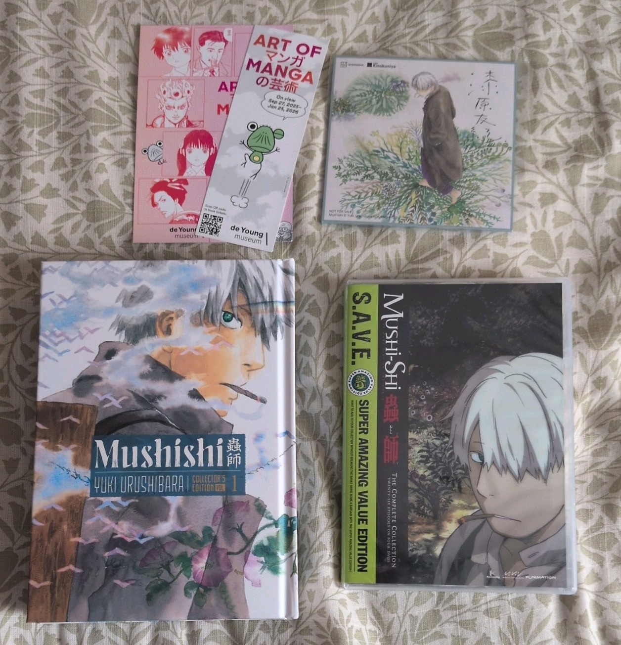 Mushishi Manga Volume 1 Esclusiva Kinokuniya e La Collezione Completa DVD