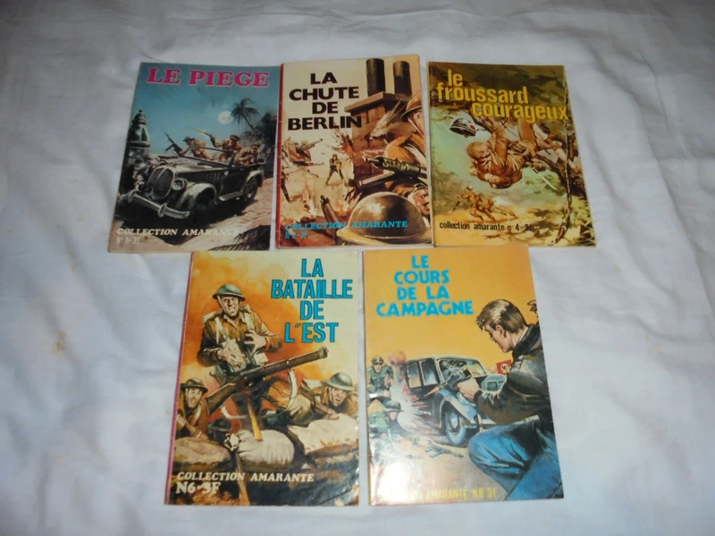 BD PF Lot collection Amarante 5 tomes Editions Les trois amis