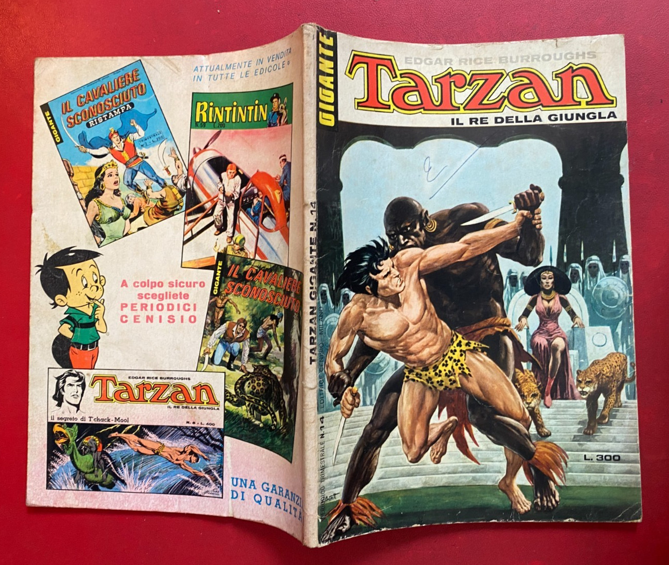 TARZAN GIGANTE n. 14 Ed. Cenisio (1973) Fumetto Burroughs