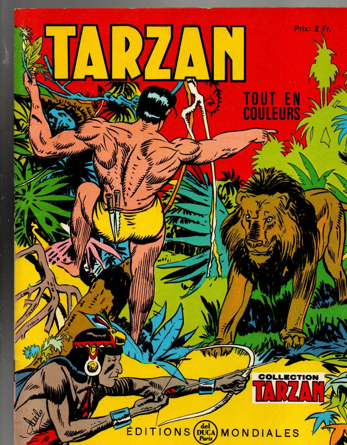 TARZAN Tout en couleurs n°20. Editions Mondiales  1966. Etat neuf