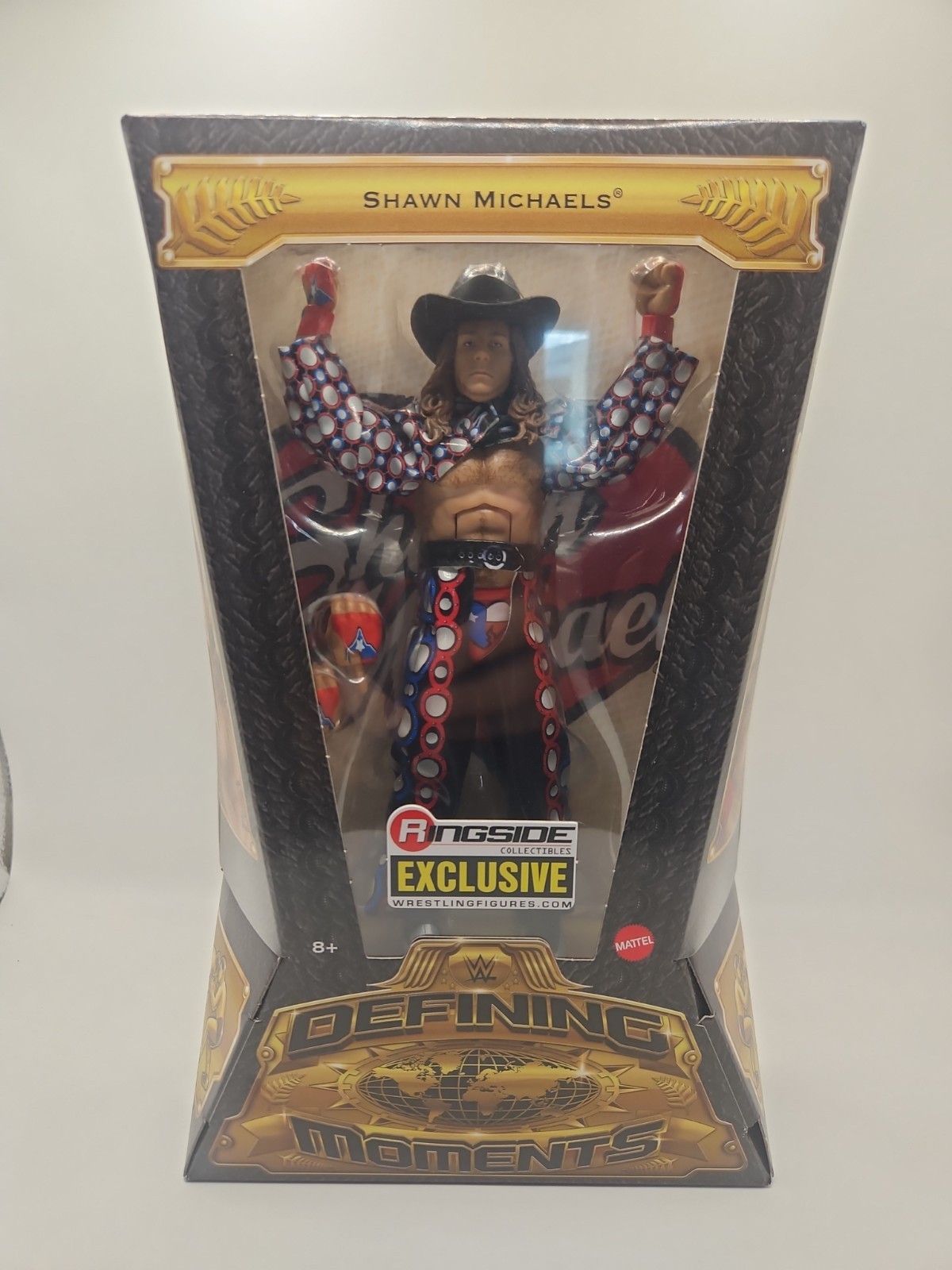 WWE ELITE DEFINITION MOMENT RINGSIDE ESCLUSIVO SHAWN MICHAELS MATTEL HBK NUOVO CON 1