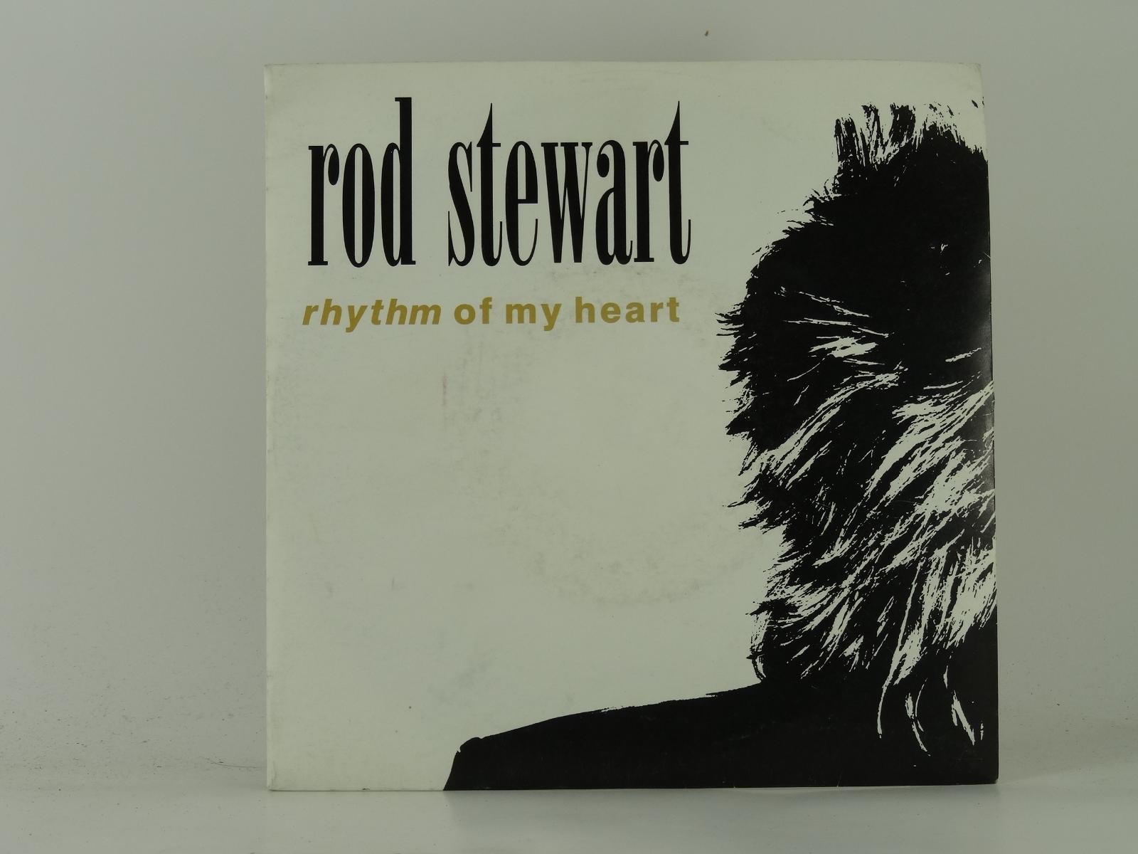 ROD STEWART RHYTHM OF MY HEART (44) 2 Track 7" Single plus Picture Sleeve WEA RE
