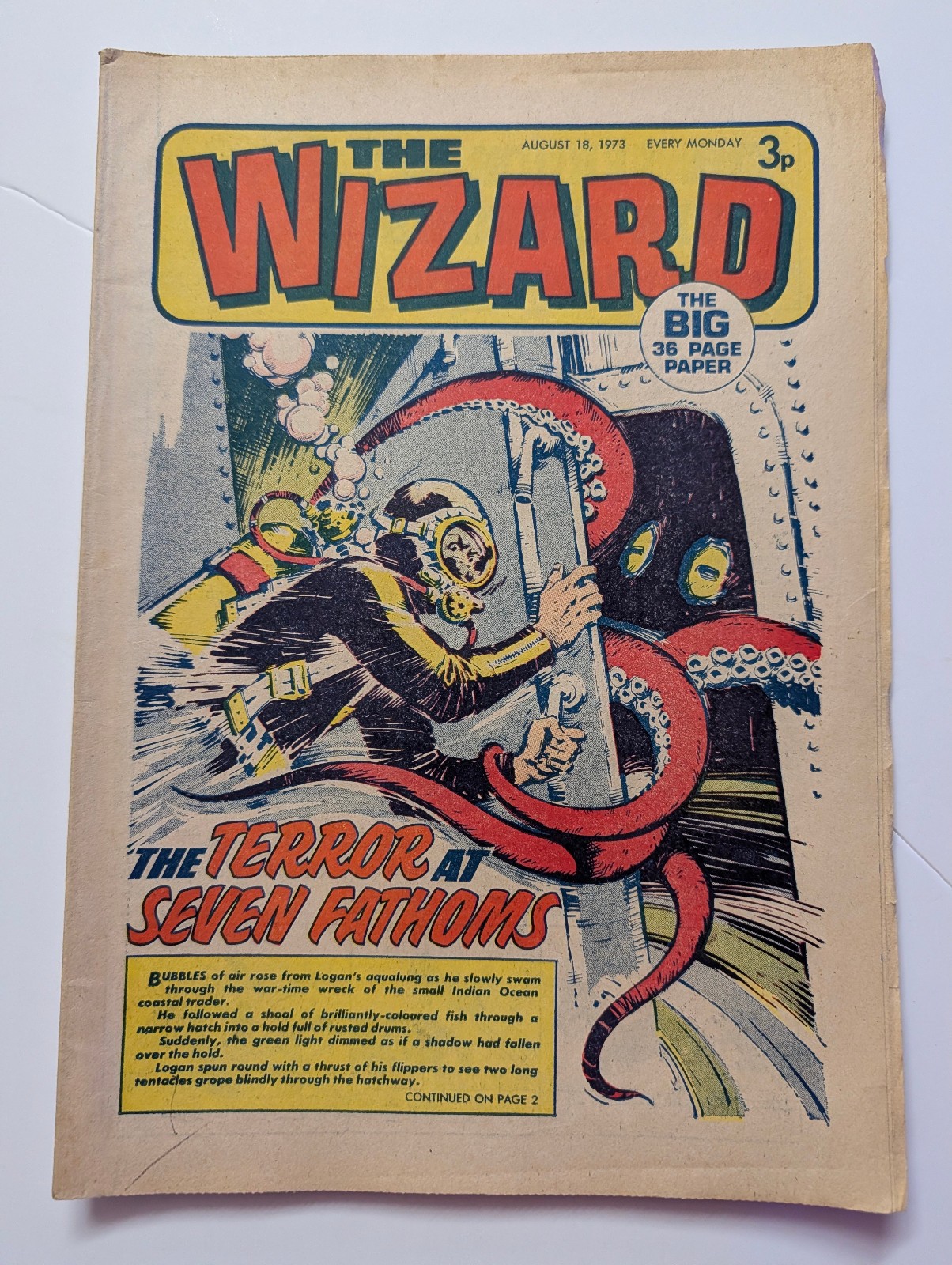 Wizard Comic, August 18th 1973.