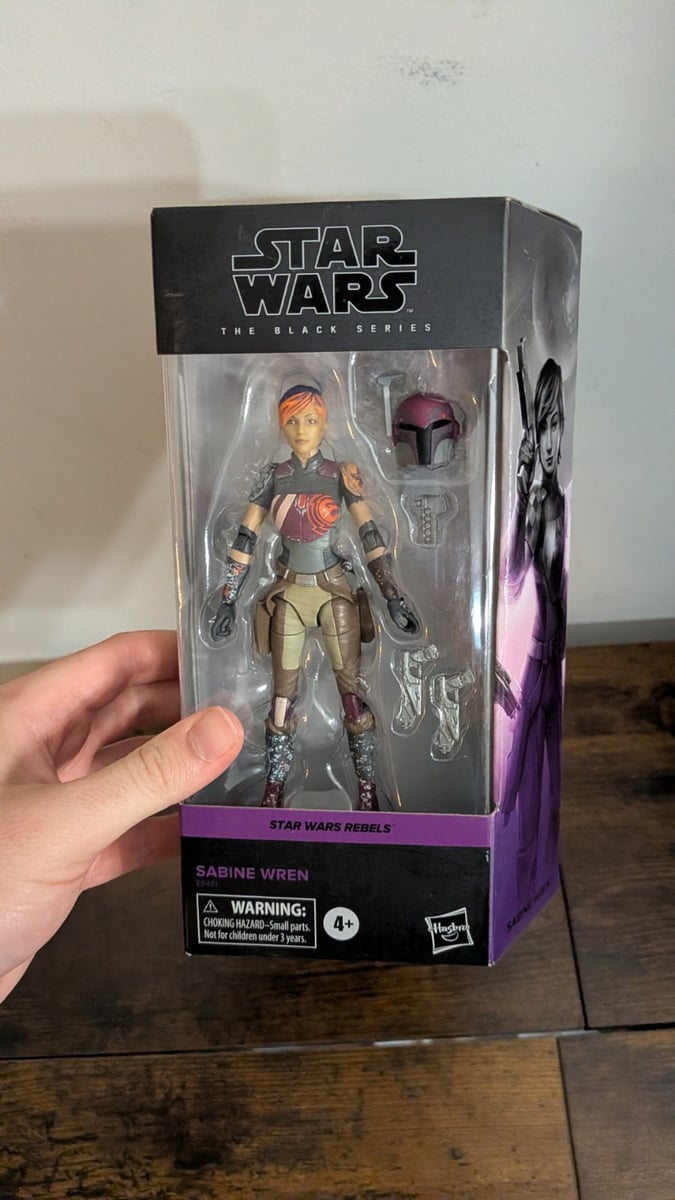 Hasbro Star Wars The Black Series: Rebels - Modellino Sabine Wren 6"