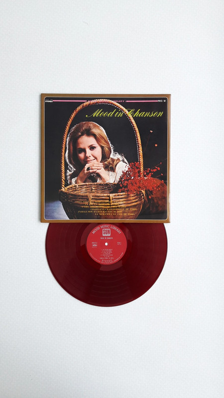 Mood in Chanson 33 Tours lp vinyle rouge japonais Japon