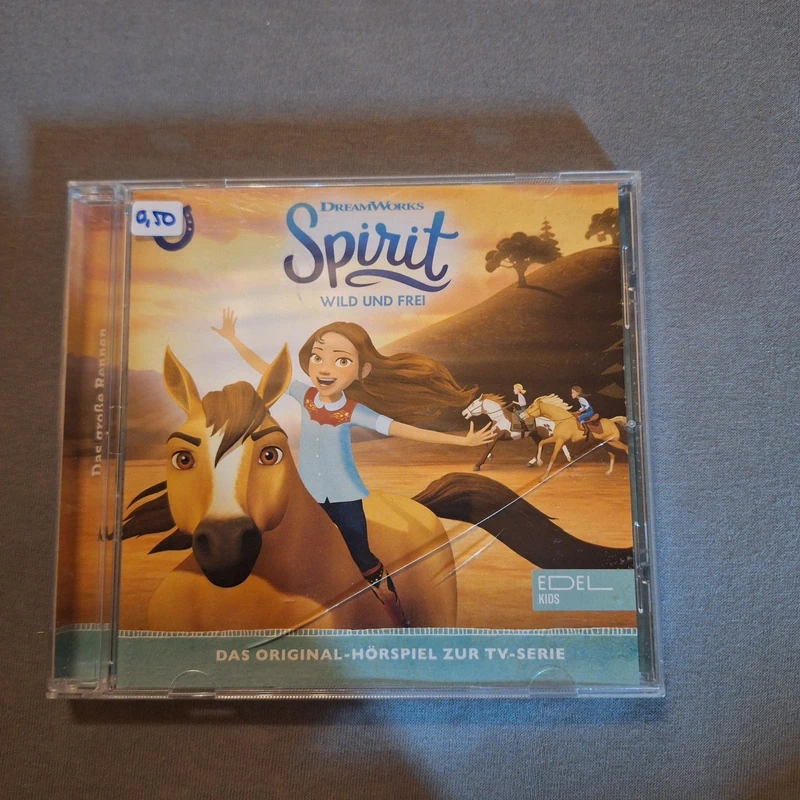 Die tolle Hörspiel-CD „Spirit: Wild und Frei – Das große Rennen“
