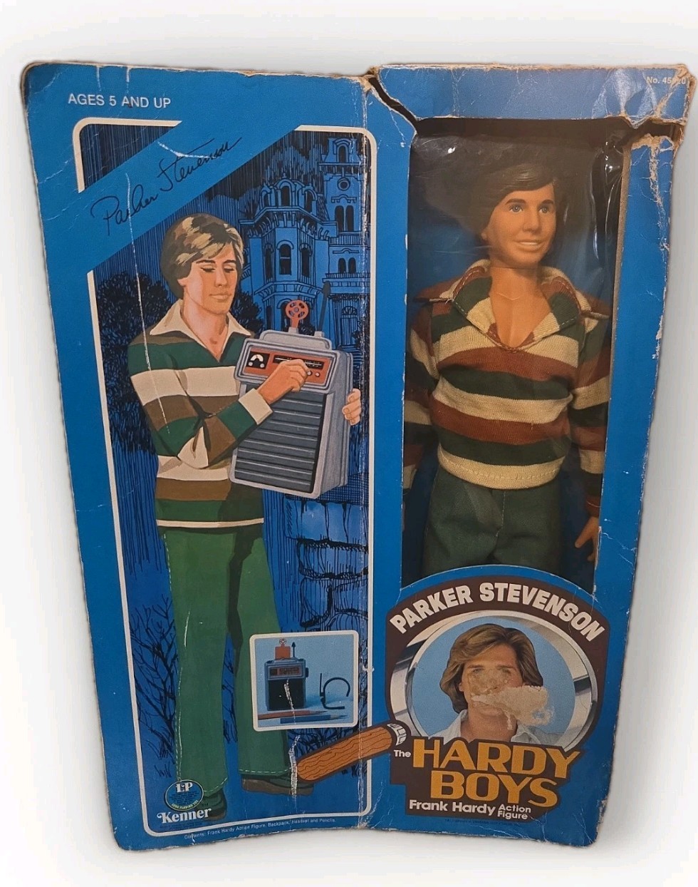 FRANK Hardy Boys Action Figure Doll Parker Vintage Kenner 1978 Nuovo con scatola