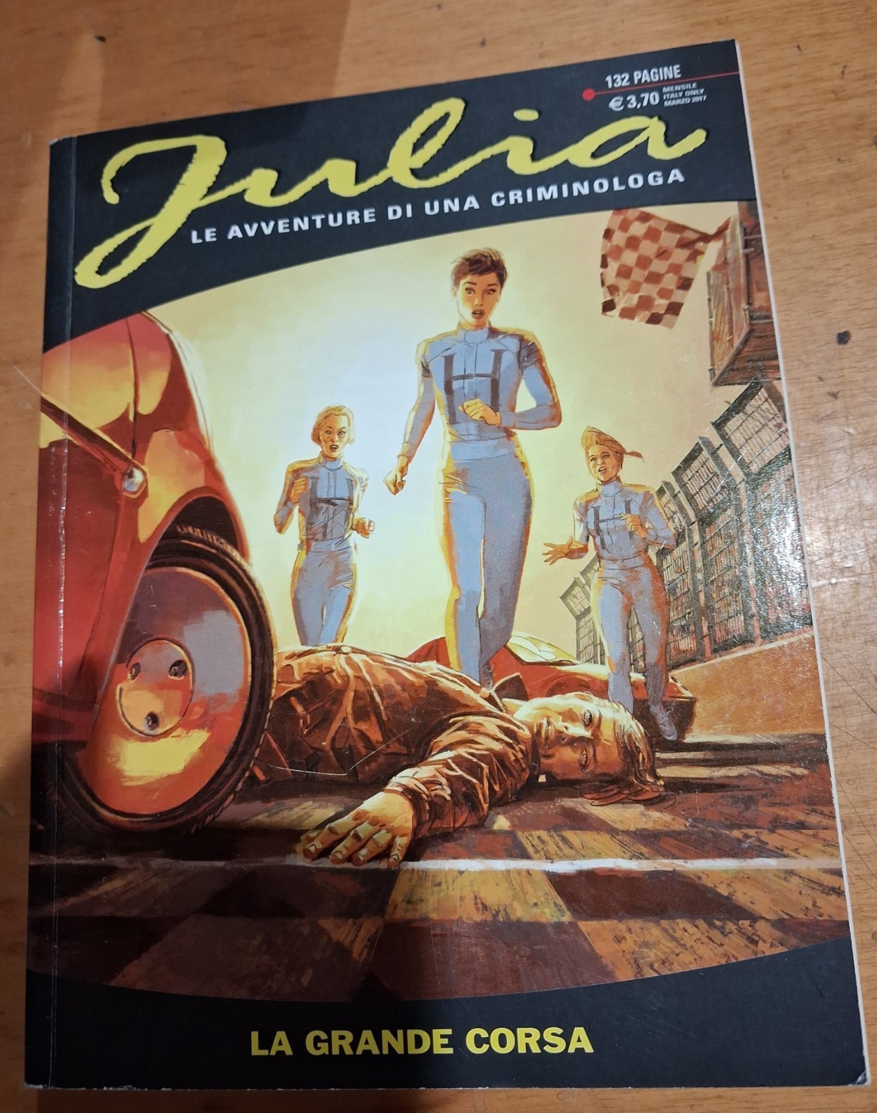 fumetto julia le avventure di una criminologa n.222 la grande corsa 2017 bonelli