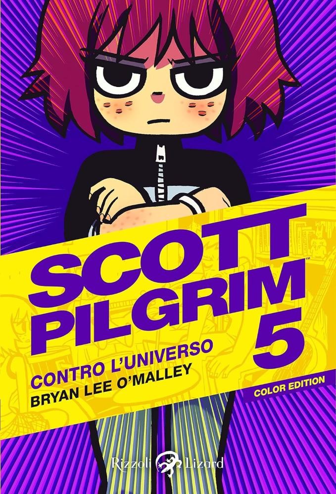 Brian Lee O'Malley SCOTT PILGRIM A COLORI n. 5 CONTRO L'UNIVERSO Rizzoli