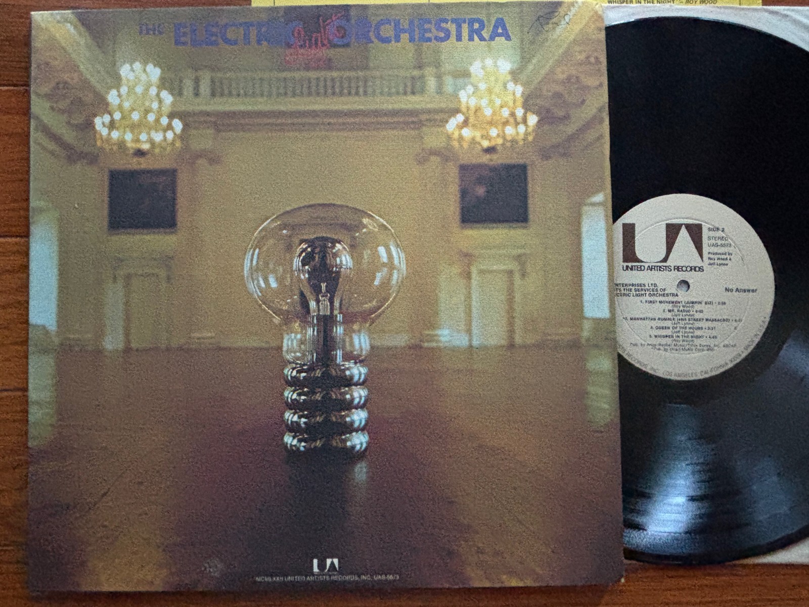 Electric Light Orchestra lp S/T **United Artists** OG VG+ gatefold w/ insert