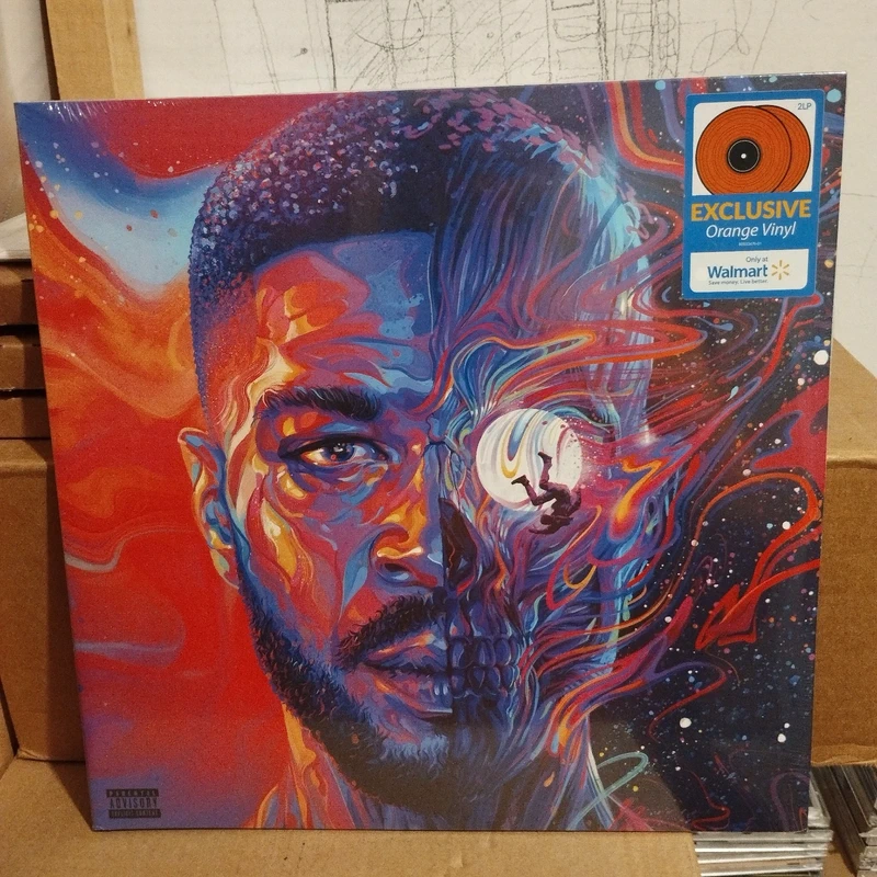 Kid cudi - man on the Moon Orange Walmart vinyl
