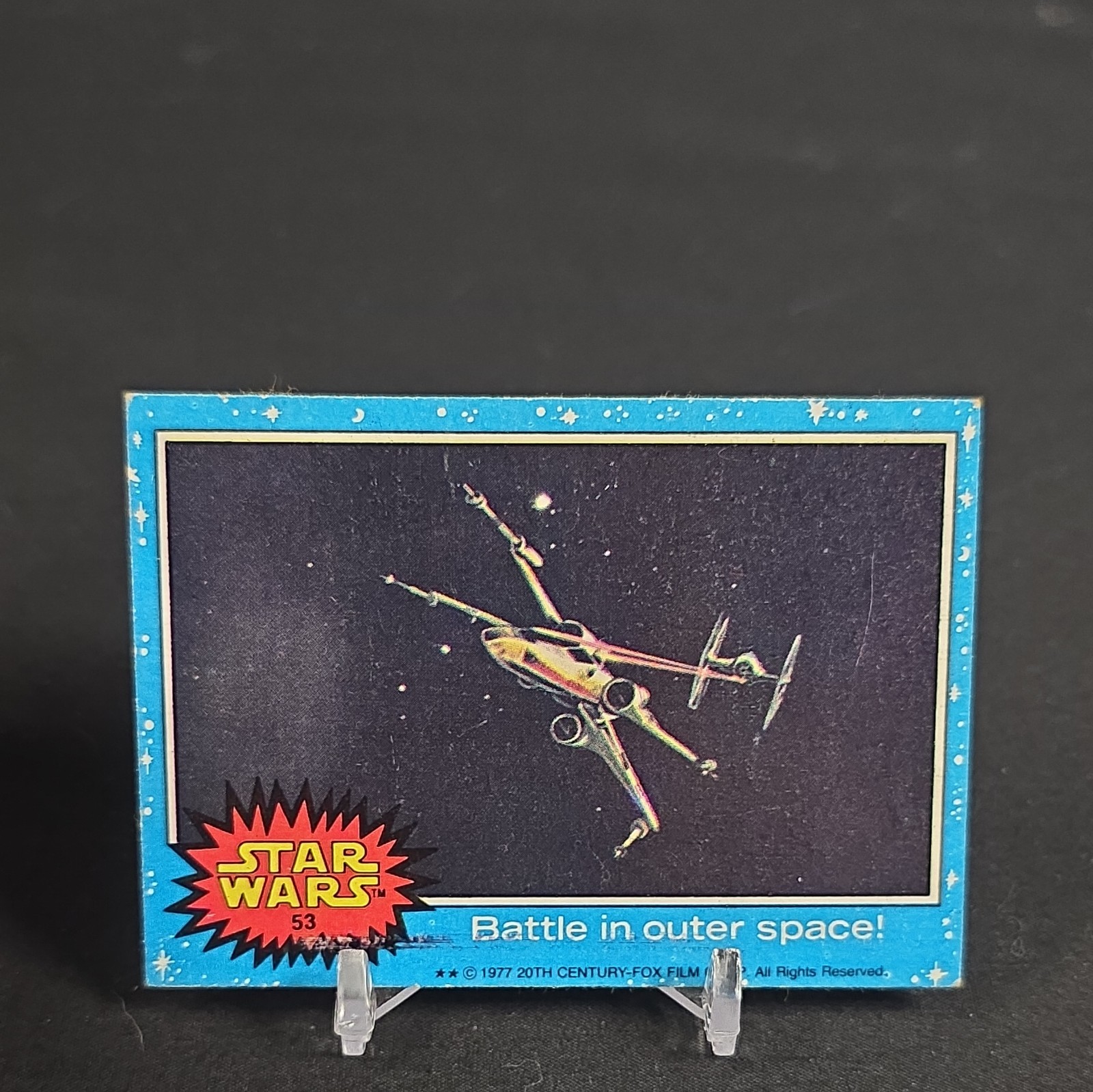 Topps 1977 Star Wars Base Set Card #53 Battle in outer space! Non-Sport