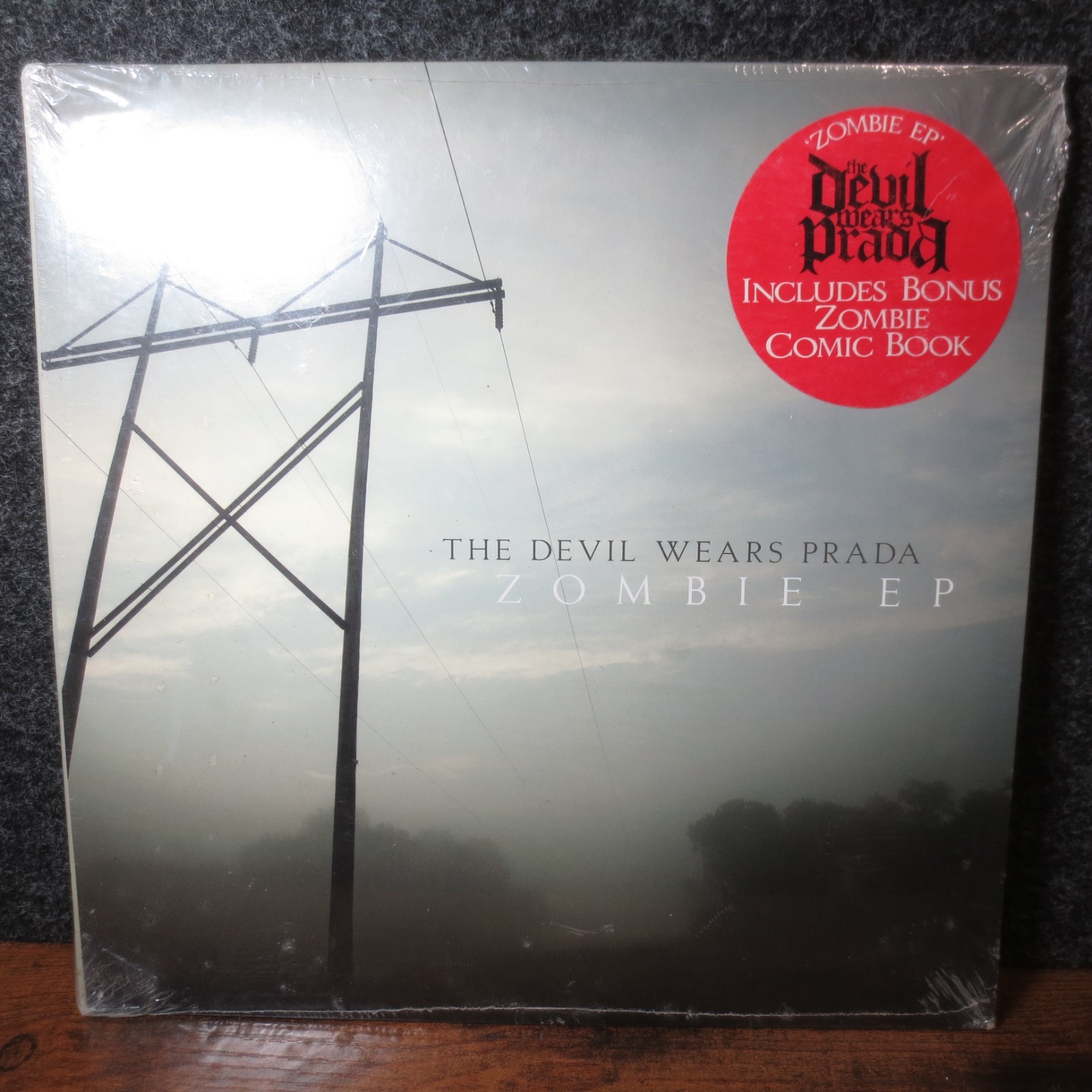 The Devil Wears Prada - Zombie EP  10" Grey Marble SEALED w/ Comic Metalcore