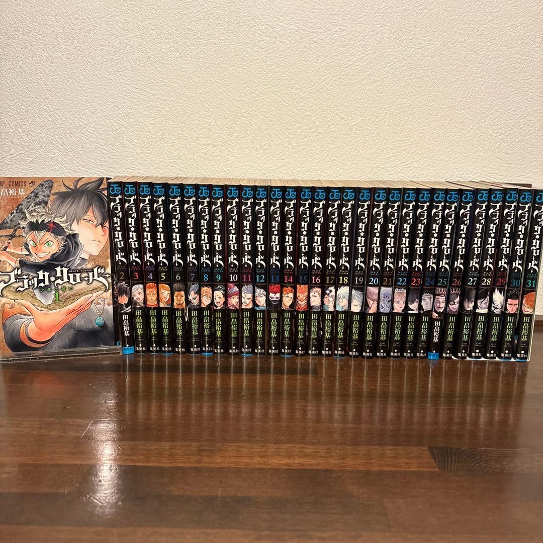 Volume Completo 1ª Edizione Con Molti Trifogli Neri 1 31 Manga Shonen Jump Giapponese 