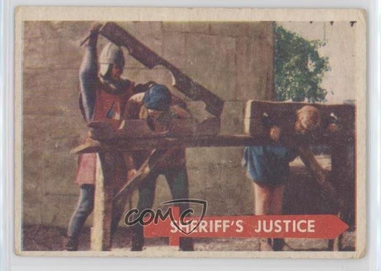 1957 Topps Robin Hood Sheriff's Justice #3 0s4