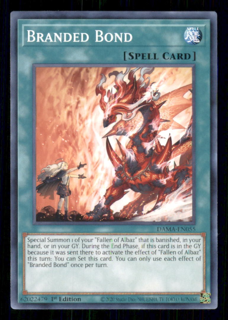 Branded Bond DAMA-EN055 Alba Comune di Maestà Yu-Gi-Oh 1° Edizione Near Mint