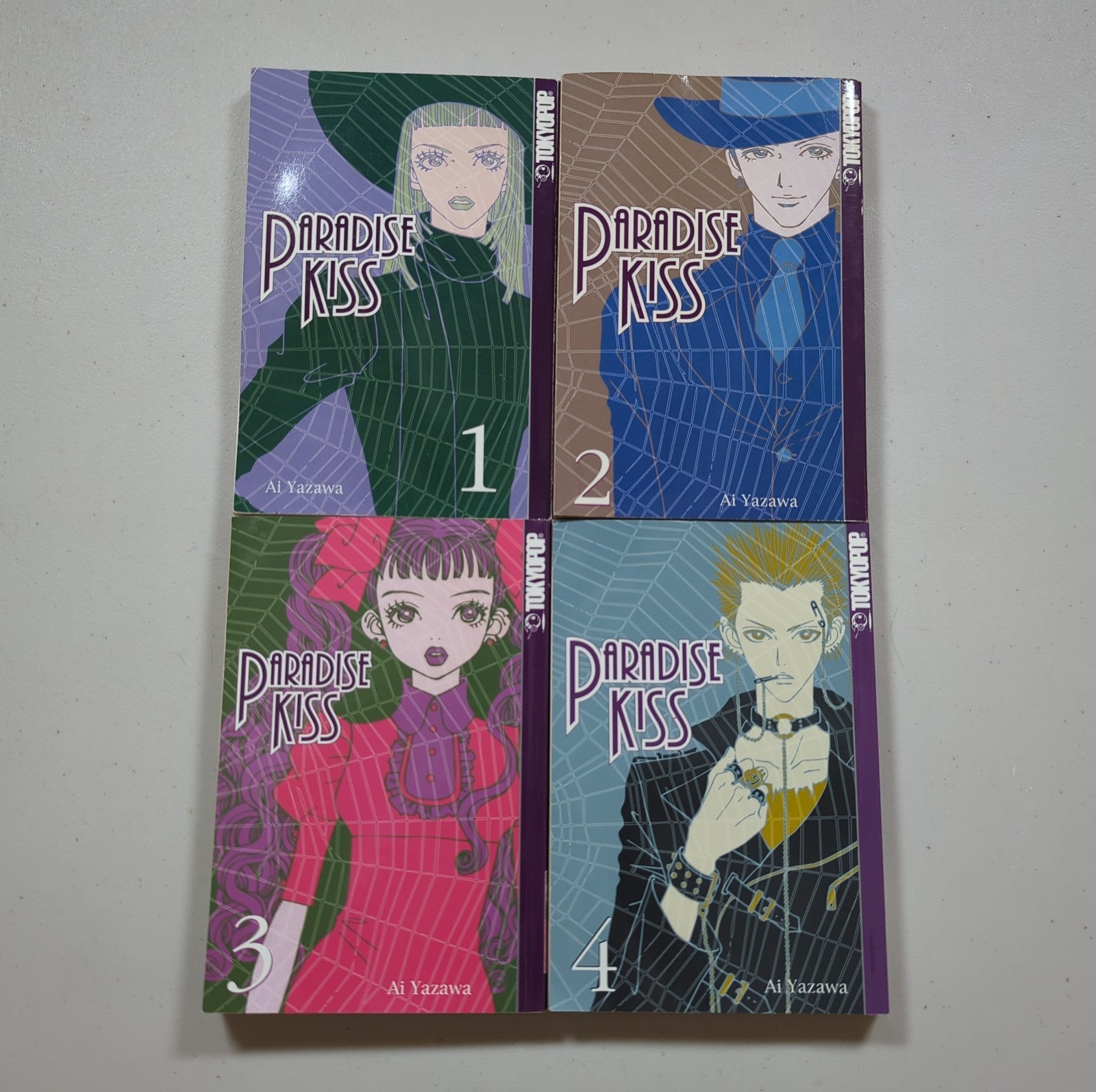 Paradise Kiss, Manga, Volumi 1 - 4, Eng, Ai Yazawa, Tokyopop, Edizioni Viola