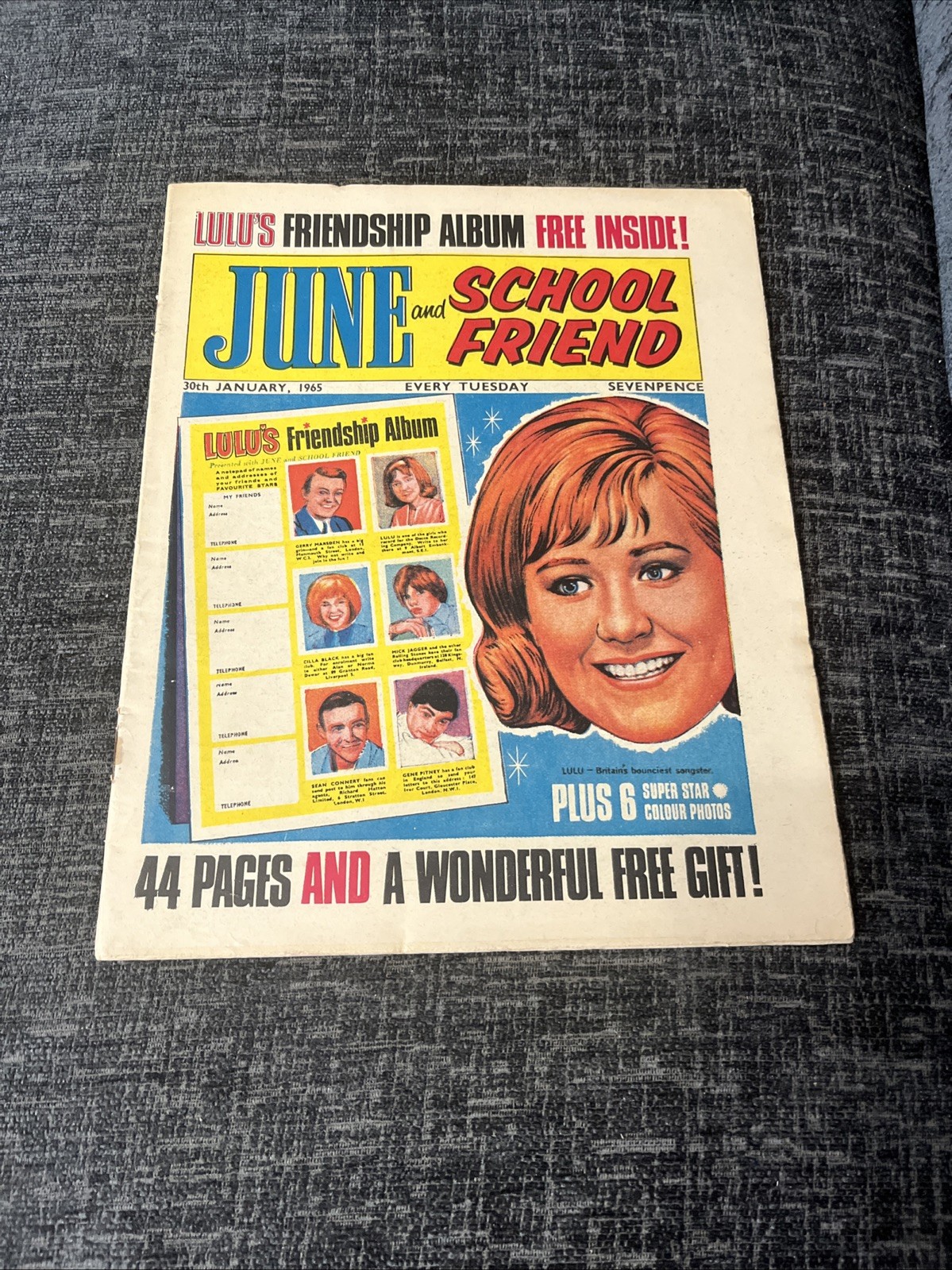 June and School Friend Comic - 30 January 1965 - First Merger Issue